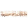Juego de muebles de jardín 7 piezas madera maciza de pino de , Conjuntos de jardín - Ref: Foro24-3186235, Precio: 415,54 €, D...