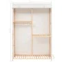 Armario de ropa de 3 niveles 110x40x170 cm de vidaXL, Armarios roperos - Ref: Foro24-247108, Precio: 123,40 €, Descuento: %