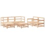 Juego de muebles de jardín 7 piezas madera maciza de pino de , Conjuntos de jardín - Ref: Foro24-3186242, Precio: 400,40 €, D...