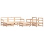 Juego de muebles de jardín 7 piezas madera maciza de pino de , Conjuntos de jardín - Ref: Foro24-3186249, Precio: 406,86 €, D...