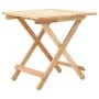Folding side table in solid walnut wood 50x50x49 cm by vidaXL, Side tables - Ref: Foro24-247105, Price: 72,14 €, Discount: %