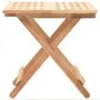 Folding side table in solid walnut wood 50x50x49 cm by vidaXL, Side tables - Ref: Foro24-247105, Price: 72,14 €, Discount: %