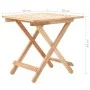 Folding side table in solid walnut wood 50x50x49 cm by vidaXL, Side tables - Ref: Foro24-247105, Price: 72,14 €, Discount: %