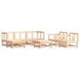 Juego de muebles de jardín 7 piezas madera maciza de pino de , Conjuntos de jardín - Ref: Foro24-3186214, Precio: 355,11 €, D...