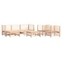 Juego de muebles de jardín 7 piezas madera maciza de pino de , Conjuntos de jardín - Ref: Foro24-3186263, Precio: 415,14 €, D...