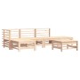 Juego de muebles de jardín 6 piezas madera maciza de pino de , Conjuntos de jardín - Ref: Foro24-3186326, Precio: 315,50 €, D...