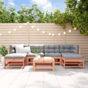 Juego de muebles de jardín 7 pzas madera maciza abeto Douglas de , Conjuntos de jardín - Ref: Foro24-3186401, Precio: 413,49 ...