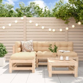 Juego de sofás de jardín 5 piezas madera maciza de pino de , Conjuntos de jardín - Ref: Foro24-3186550, Precio: 270,33 €, Des...