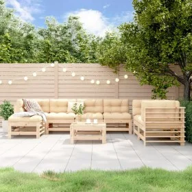 Juego de muebles de jardín 8 piezas madera maciza de pino de , Conjuntos de jardín - Ref: Foro24-3186578, Precio: 443,01 €, D...