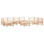 Juego de muebles de jardín 8 piezas madera maciza de pino de , Conjuntos de jardín - Ref: Foro24-3186578, Precio: 438,89 €, D...