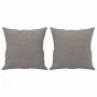 Sofá de 2 plazas con cojines tela gris taupe 120 cm de , Sofás - Ref: Foro24-3200908, Precio: 211,17 €, Descuento: %