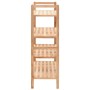 Zapatero de madera maciza de nogal 69x26x81 cm de vidaXL, Zapateros y organizadores de calzado - Ref: Foro24-247103, Precio: ...