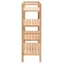 Zapatero de madera maciza de nogal 69x26x81 cm de vidaXL, Zapateros y organizadores de calzado - Ref: Foro24-247103, Precio: ...