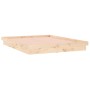 Estructura de cama con LED madera maciza King Size 150x200 cm de , Camas y somieres - Ref: Foro24-819977, Precio: 151,53 €, D...