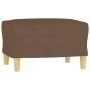Brauner Stoffsessel mit Hocker 60 cm von , Sofas - Ref: Foro24-3201187, Preis: 186,39 €, Rabatt: %