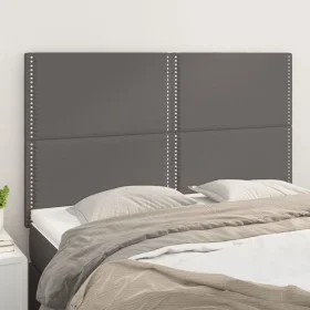 Kopfteile 4 Einheiten graues Kunstleder 72x5x78/88 cm von , Kopf- und Fußteile - Ref: Foro24-3116286, Preis: 83,80 €, Rabatt: %