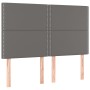 Cabeceros 4 unidades cuero sintético gris 72x5x78/88 cm de , Cabeceros y pies de cama - Ref: Foro24-3116286, Precio: 84,83 €,...