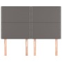 Cabeceros 4 unidades cuero sintético gris 72x5x78/88 cm de , Cabeceros y pies de cama - Ref: Foro24-3116286, Precio: 84,83 €,...