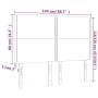 Cabeceros 4 unidades cuero sintético gris 72x5x78/88 cm de , Cabeceros y pies de cama - Ref: Foro24-3116286, Precio: 84,83 €,...
