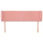 Cabecero de terciopelo rosa 147x23x78/88 cm de , Cabeceros y pies de cama - Ref: Foro24-3117057, Precio: 67,98 €, Descuento: %