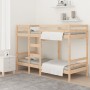 Litera de madera maciza de pino 75x190 cm de , Camas y somieres - Ref: Foro24-3139844, Precio: 213,06 €, Descuento: %