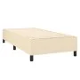Box spring bed with cream fabric mattress 80x200 cm by , Beds and slatted bases - Ref: Foro24-3141654, Price: 308,59 €, Disco...