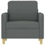Dark gray fabric armchair 60 cm by , Sofas - Ref: Foro24-359463, Price: 144,09 €, Discount: %