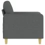 Dark gray fabric armchair 60 cm by , Sofas - Ref: Foro24-359463, Price: 144,09 €, Discount: %