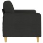Sofá de 2 plazas de tela negro 140 cm de , Sofás - Ref: Foro24-359482, Precio: 225,29 €, Descuento: %