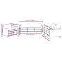 Sofagarnitur mit Kissen 3-teilig aus rotem Stoff von , Sofas - Ref: Foro24-3202060, Preis: 557,06 €, Rabatt: %