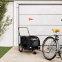 Remolque de bicicleta mascotas hierro tela Oxford negro de , Cochecitos para mascotas - Ref: Foro24-93905, Precio: 102,04 €, ...