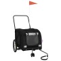 Remolque de bicicleta mascotas hierro tela Oxford negro de , Cochecitos para mascotas - Ref: Foro24-93905, Precio: 102,04 €, ...