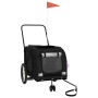 Remolque de bicicleta mascotas hierro tela Oxford negro de , Cochecitos para mascotas - Ref: Foro24-93905, Precio: 102,04 €, ...