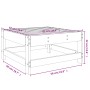 Taburete de jardín de madera maciza de pino gris de , Sofás modulares de exterior - Ref: Foro24-825487, Precio: 69,96 €, Desc...
