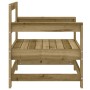 Sillones de jardín 2 unidades madera impregnada de pino de , Sofás modulares de exterior - Ref: Foro24-825498, Precio: 100,14...