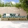 Garden furniture set 4 pieces impregnated pine wood by , Modular outdoor sofas - Ref: Foro24-825540, Price: 151,15 €, Discoun...