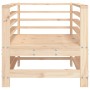 Sillones de jardín 2 unidades madera maciza de pino de , Sofás modulares de exterior - Ref: Foro24-825625, Precio: 107,53 €, ...