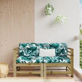 Garten-Ecksofas 2 Stück imprägniertes Massivholz von , Modulare Sofas für den Außenbereich - Ref: Foro24-825638, Preis: 113,0...