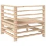 Garden corner sofa solid pine wood by , Modular outdoor sofas - Ref: Foro24-825604, Price: 71,77 €, Discount: %