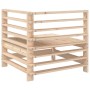 Sofá de esquina de jardín madera maciza de pino de , Sofás modulares de exterior - Ref: Foro24-825604, Precio: 72,71 €, Descu...