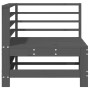 Sofá de esquina de jardín madera maciza de pino gris de , Sofás modulares de exterior - Ref: Foro24-825606, Precio: 69,05 €, ...