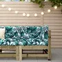 Garden corner sofa impregnated solid wood by , Modular outdoor sofas - Ref: Foro24-825610, Price: 75,13 €, Discount: %