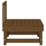 Sofá central de madera maciza de pino marrón miel de , Sofás modulares de exterior - Ref: Foro24-825376, Precio: 66,79 €, Des...