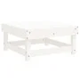 Solid pine wood garden stool by , Modular outdoor sofas - Ref: Foro24-825381, Price: 57,70 €, Discount: %