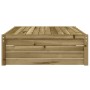 Taburete de jardín madera de pino impregnada 120x80 cm de , Sofás modulares de exterior - Ref: Foro24-825757, Precio: 97,89 €...