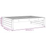 Taburete de jardín madera de pino impregnada 120x80 cm de , Sofás modulares de exterior - Ref: Foro24-825757, Precio: 97,89 €...