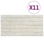 3D Wandpaneele Brick Design 11 Stück EPS Weiß von , Wandverkleidung - Ref: Foro24-147203, Preis: 201,88 €, Rabatt: %
