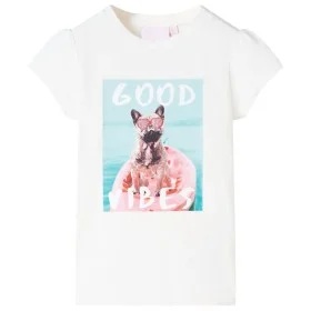 Camiseta infantil color crudo 140 de , Camisetas para niños - Ref: Foro24-11223, Precio: 8,52 €, Descuento: %