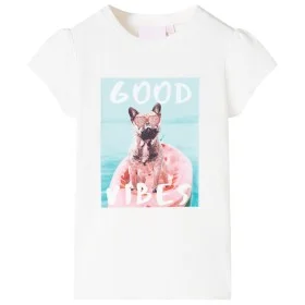 Camiseta infantil color crudo 116 de , Camisetas para niños - Ref: Foro24-11221, Precio: 8,52 €, Descuento: %