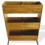 Arriate de 3 niveles madera de acacia maciza de vidaXL, Maceteros y jardineras - Ref: Foro24-43792, Precio: 107,45 €, Descuen...